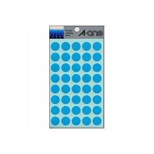（まとめ） エーワン カラーラベル 丸型15mm径 07026 空 1P14シート（560片）入 〔×10セット〕〔代引不可〕