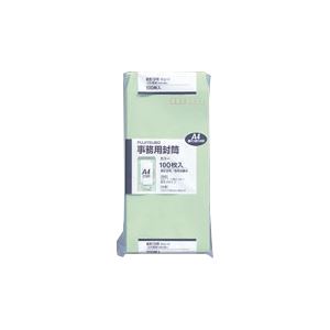 （まとめ） クラフト封筒カラー（100枚パック） 長3 PN-138G グリーン 100枚入 〔×3セット〕〔代引不可〕の通販は 5,345円