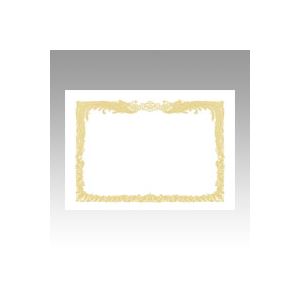 （まとめ） OA賞状用紙 白上質賞状用紙・縦書き 10-1050 10枚入 〔×5セット〕〔代引不可〕の通販は
