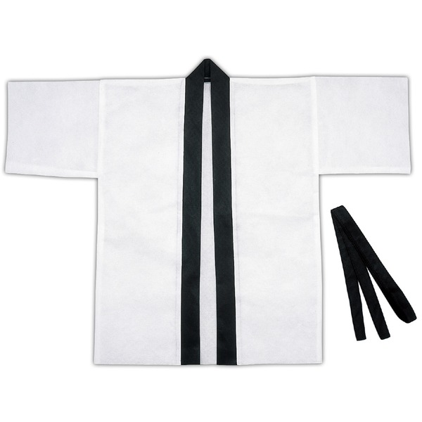 (まとめ)アーテック カラー不織布はっぴ/法被 〔大人用 Lサイズ〕 ブラック(黒) 〔×15セット〕 代引不可 : アーテック カラー不織布ハッピ(帯付) 大人用 L 黒