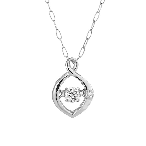 ダンシングストーンペンダント/ネックレス〔プラチナPt900・天然ダイヤモンド〕FTW-1188〔代引不可〕の通販は 48,150円