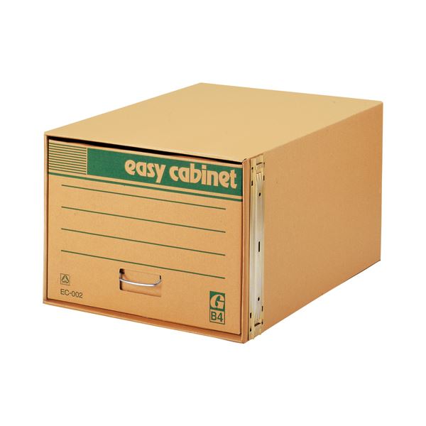 (まとめ) ゼネラル イージーキャビネット エコ普及型 金具脱着式 B4用 内寸W390×D560×H295mm EC-002 1個 〔×2セット〕〔代引不可〕の通販は 14,100円