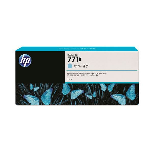 （まとめ） HP771B インクカートリッジ ライトシアン 775ml 顔料系 B6Y04A 1個 〔×3セット〕〔代引不可〕｜au PAY マーケット