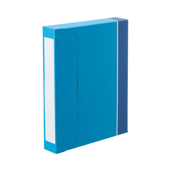 （まとめ） TANOSEE ファイルボックス A4 背幅32mm 青 1パック（5冊） 〔×5セット〕〔代引不可〕の通販は