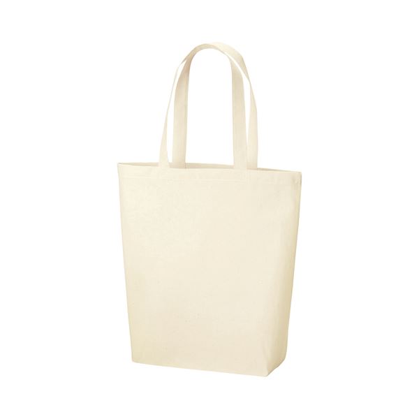 (まとめ) ジーナス コットンバッグ トート型 ヨコ370×タテ360×マチ幅100mm 98100 1パック(10枚) 〔×4セット〕〔代引不可〕の通販は