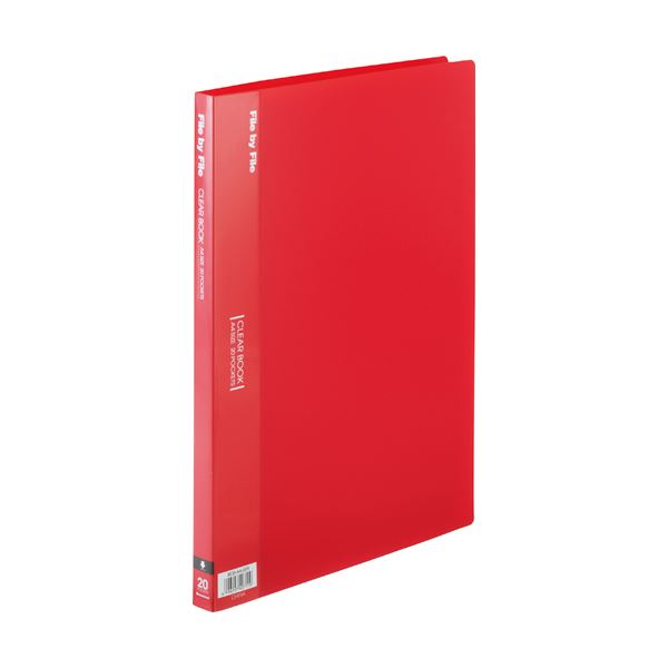 (まとめ)LIHITLAB クリヤーブック20P N8101-24 黒 (×30セット) まとめ) クリヤーブック20P N-8101-11 青 ×10セット まとめ