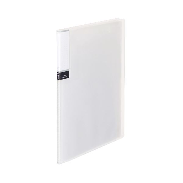 （まとめ） TANOSEE クリアブック（透明表紙） A4タテ 12ポケット 背幅8mm クリア 1セット（10冊） 〔×3セット〕〔代引不可〕の通販は