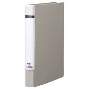 （まとめ） TANOSEE Oリングファイル（貼り表紙） A4タテ 2穴 200枚収容 背幅40mm グレー 1冊 〔×30セット〕〔代引不可〕の通販は 14,380円