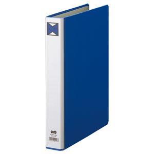 （まとめ） TANOSEE パイプ式ファイル 片開き A4タテ 300枚収容 背幅46mm 青 1冊 〔×10セット〕〔代引不可〕の通販は