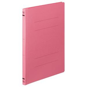 （まとめ） TANOSEE フラットファイルE A4タテ 150枚収容 背幅18mm ピンク 1パック（10冊） 〔×15セット〕〔代引不可〕の通販は
