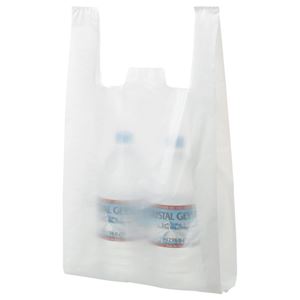 （まとめ） TANOSEE 乳白レジ袋 30号 ヨコ265×タテ480×マチ幅130mm 1パック（100枚） 〔×20セット〕〔代引不可〕の通販は