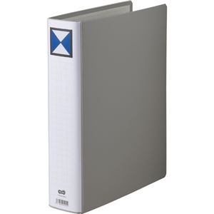 （まとめ） TANOSEE 両開きパイプ式ファイル A4タテ 500枚収容 背幅66mm グレー 1冊 〔×10セット〕〔代引不可〕の通販は 10,260円