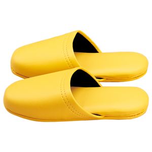 (まとめ) オーミケンシ レザー調スリッパ(子供用) イエロー 1足 〔×5セット〕〔代引不可〕 6,880円