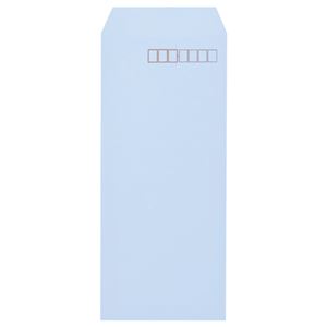 （まとめ） キングコーポレーション ソフトカラー封筒 長4 80g／m2 〒枠あり アクア N4S80A 1パック（100枚） 〔×10セット〕〔代引不可〕の通販は 7,858円