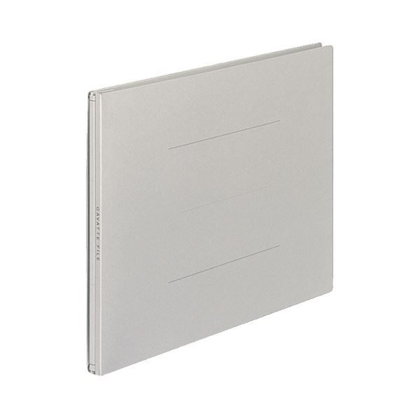 （まとめ） コクヨ ガバットファイル（紙製） A4ヨコ 1000枚収容 背幅13〜113mm グレー フ-95M 1パック（10冊） 〔×2セット〕〔代引不可〕