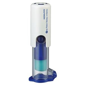 (まとめ) コクヨ ビニールパッチホルダー(ワンパッチスタンプ) 本体 ブルー タ-PSM10B 1個 〔×15セット〕〔代引不可〕の通販は