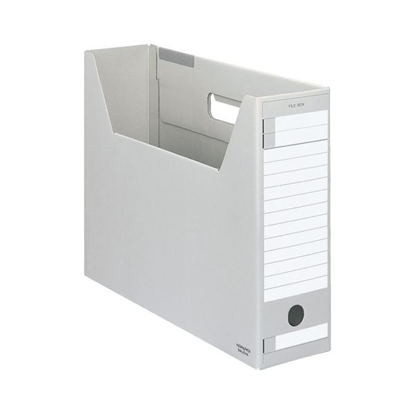 (まとめ) コクヨ ファイルボックス-FS(Dタイプ) B4ヨコ 背幅102mm グレー B4-LFD-M 1セット(5冊) 〔×3セット〕〔代引不可〕の通販は 10,430円
