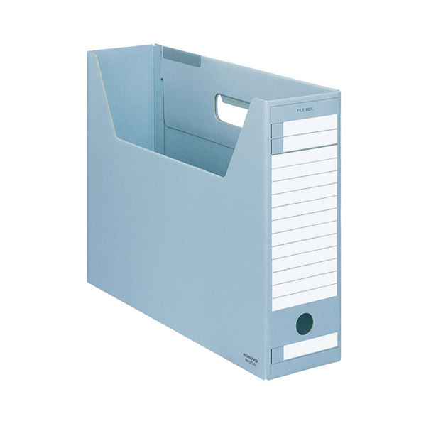 (まとめ) コクヨ ファイルボックス-FS(Dタイプ) B4ヨコ 背幅102mm 青 B4-LFD-B 1セット(5冊) 〔×3セット〕〔代引不可〕の通販は 10,430円