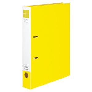 (まとめ) コクヨ リングファイル(スリムスタイル) A4タテ 2穴 330枚収容 背幅42mm 黄 フ-URF440Y 1冊 〔×10セット〕〔代引不可〕の通販は 7,943円