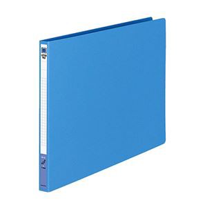 (まとめ) コクヨ レターファイル(色厚板紙) B4ヨコ 120枚収容 背幅20mm 青 フ-559B 1冊 〔×10セット〕〔代引不可〕の通販は