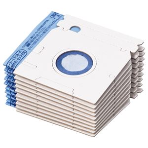 （まとめ） サンテックオプト そうじ機用紙パック 各社共通タイプ 防臭加工 STD-10K 1パック（10枚） 〔×10セット〕