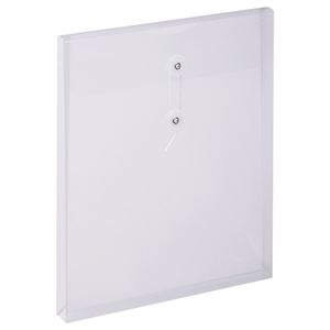 (まとめ) スガタ エンベロップ(ひも付) A4マチ付 クリアー EBA4CL 1パック(5枚) 〔×10セット〕〔代引不可〕の通販は