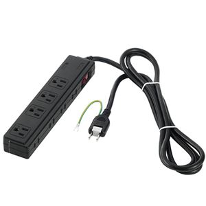(まとめ) バッファロー 2/3ピン式電源タップ 4+4個口タイプ 雷サージ防止/集中スイッチ付 2m ブラック BSTAPSDC820BK 1個 〔×2セット〕〔代引不可〕の通販は 8,120円