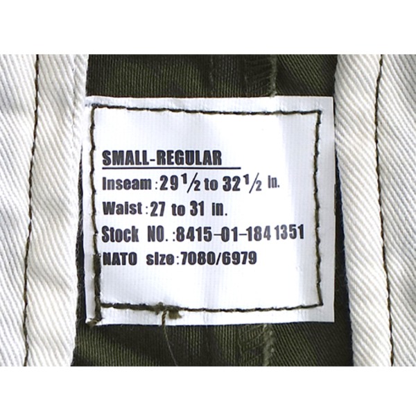 USタイプ「 M-65」フィールドパンツ PP062YN ブラック メンズ Lサイズ