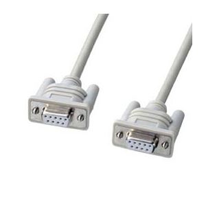 (まとめ)サンワサプライ エコRS-232Cケーブル(3m) KR-ECLK3〔×2セット〕〔代引不可〕