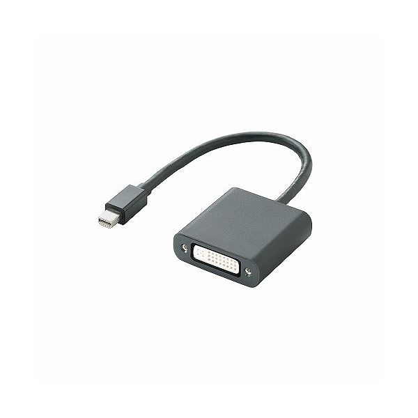 (まとめ) エレコムminiDisplayPort変換アダプタ (miniDisplayPort)オス-(D-Sub15Pin)メス ブラックAD-MDPVGABK 1個 〔×5セット〕 エレコム miniDisplayPort変換アダプタ DVI ブラック AD-MDPDVIBK 1個