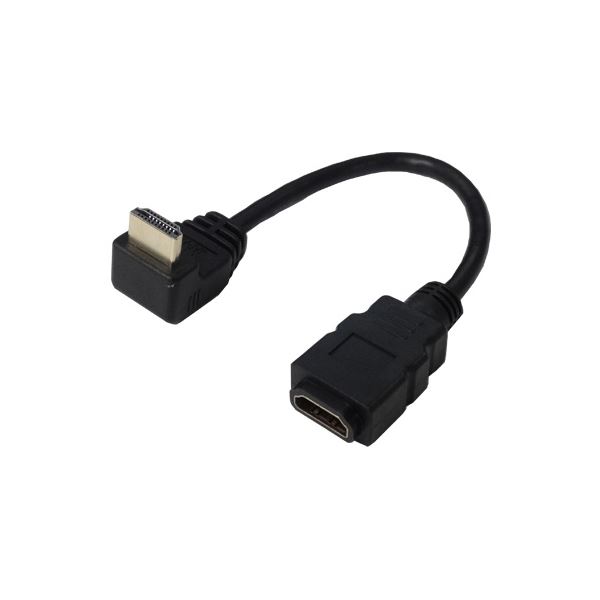 (まとめ)変換名人 HDMI L型ケーブル延長20(下L) HDMI-CA20DL〔×5セット〕〔代引不可〕 6,653円
