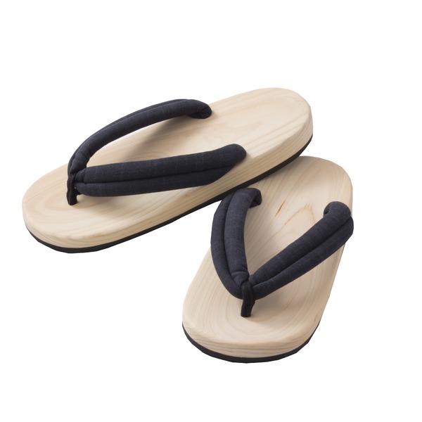 高級檜サンダル（ブラック）〔代引不可〕 7,308円