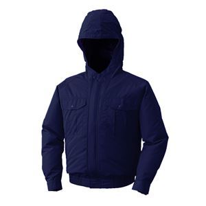 KU90810 空調服 R ポリエステル製フード付き FAN2200G・RD9261・LIPRO2セット ダークブルー L〔代引不可〕の通販は