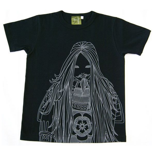 戦国武将Tシャツ 〔織田信長 第2弾〕 Mサイズ 半袖 ブラック(黒) 〔Uネック おもしろ〕〔代引不可〕の通販は