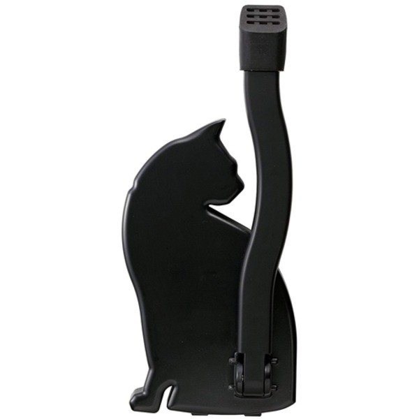 (まとめ)旭電機化成 ドアストッパーねこ ブラック 8106891〔×3セット〕〔代引不可〕の通販は