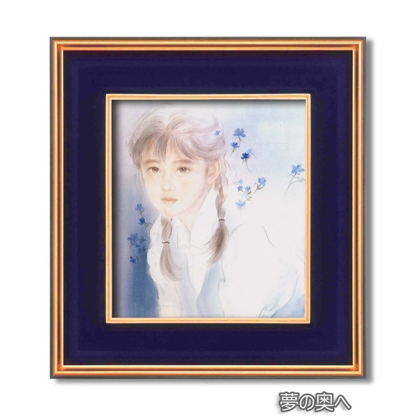 色紙額縁セット/黒金フレーム 【414mm×384mm×30mm】 おおた慶文