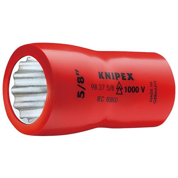 KNIPEX（クニペックス）9837-1／2 （3／8SQ） 絶縁ソケット 1000V〔代引不可〕の通販は