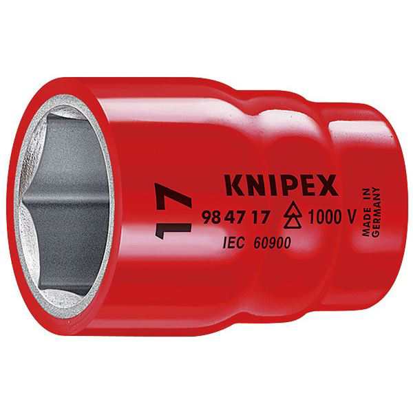 KNIPEX（クニペックス）9847-11 （1／2SQ）絶縁ソケット 1000V〔代引不可〕の通販は