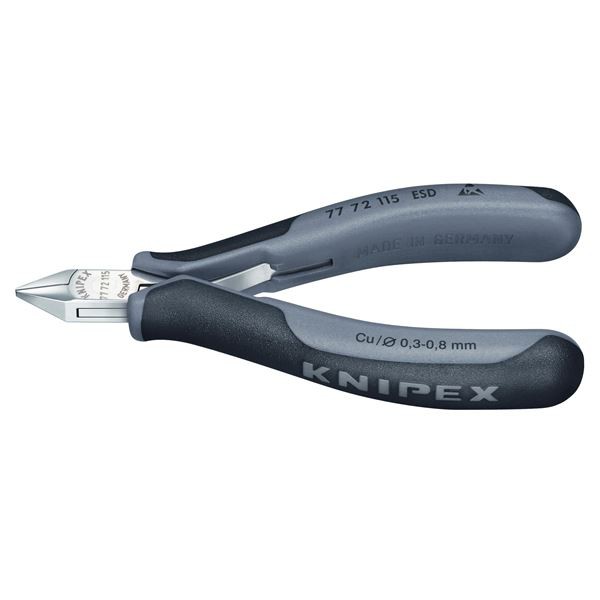 KNIPEX（クニペックス）7772-115ESD エレクトロニクスニッパー〔代引不可〕の通販は