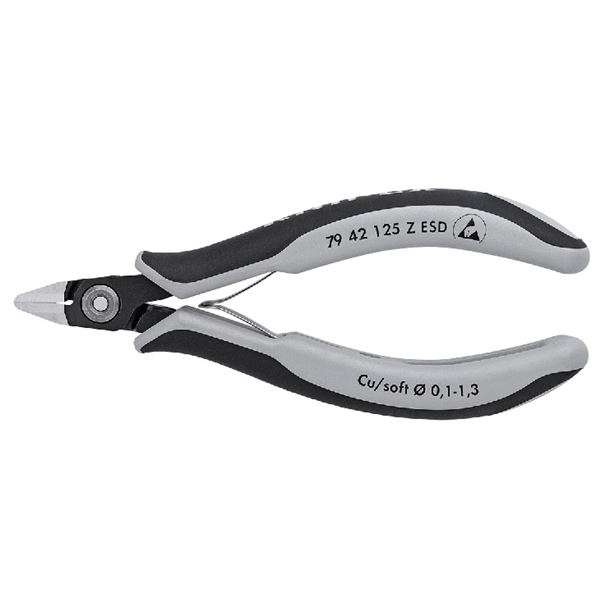 KNIPEX（クニペックス）7942-125ZESD エレクトロニクスニッパー〔代引不可〕