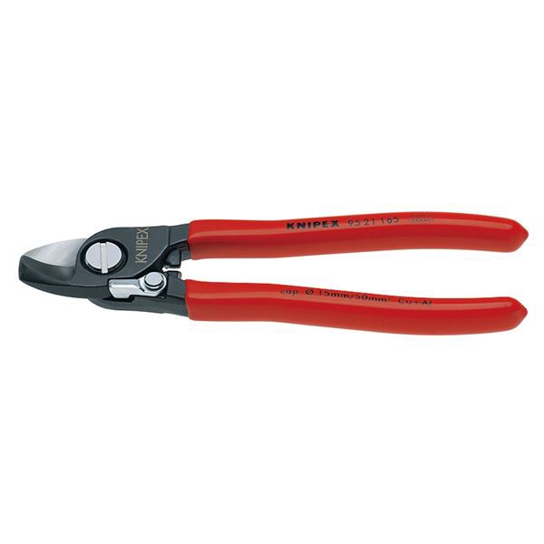 KNIPEX（クニペックス）9521-165 ケーブルカッター（バネ付）（SB）〔代引不可〕の通販は