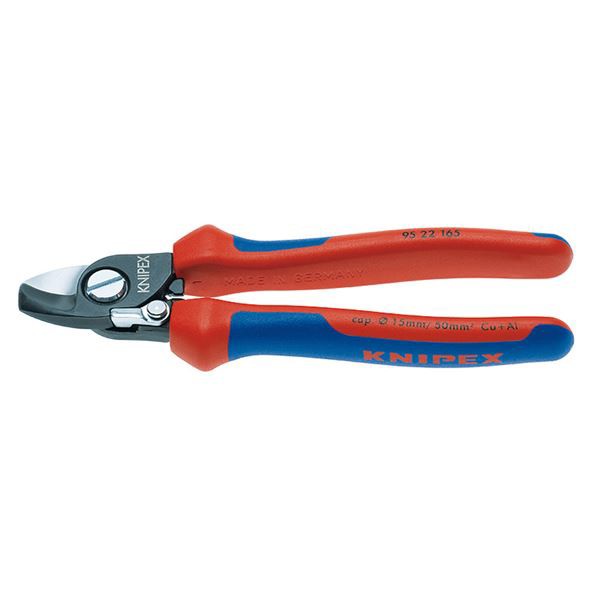 KNIPEX（クニペックス）9522-165 ケーブルカッター（バネ付）〔代引不可〕の通販は