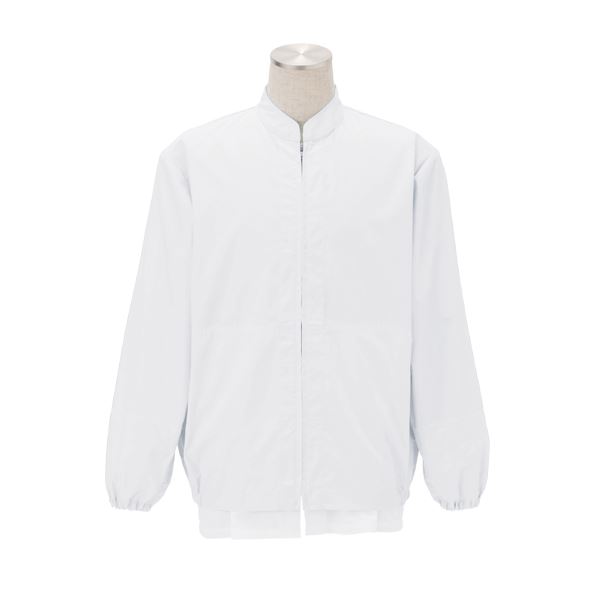 工場用白衣/ユニフォーム 〔男女兼用 3Lサイズ/ホワイト〕 インナーネット付 ポケット無し 『workfriend』 SKA300〔代引不可〕の通販は 5,831円