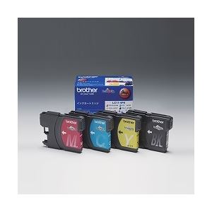 ブラザー工業 インクカートリッジ 4色パック LC11-4PK〔代引不可〕の通販は