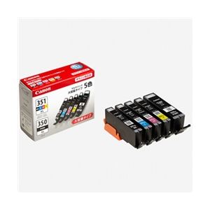 キヤノン インクタンク BCI-351XL(BK/C/M/Y)+BCI-350XLマルチパック(大容量) 6552B001〔代引不可〕の通販は