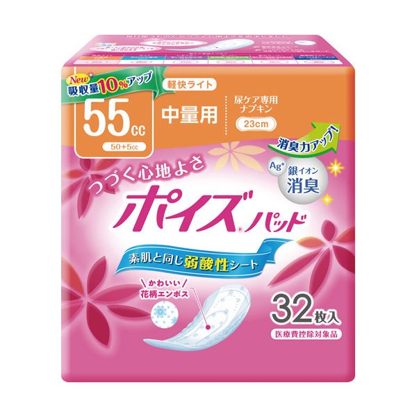 （まとめ） 日本製紙クレシア ポイズパッド 軽快ライト 28枚〔×10セット〕〔代引不可〕の通販は 11,018円