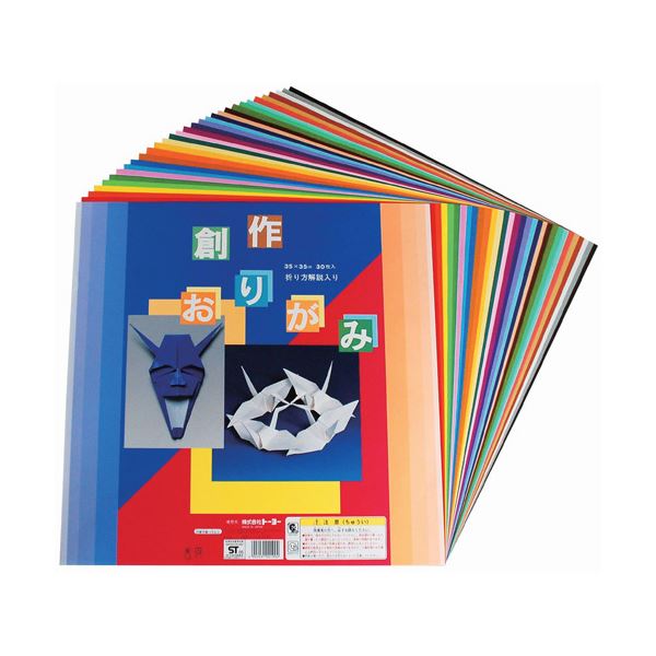 （まとめ） トーヨー 創作おりがみ 35×35cm 001006〔×20セット〕〔代引不可〕の通販は