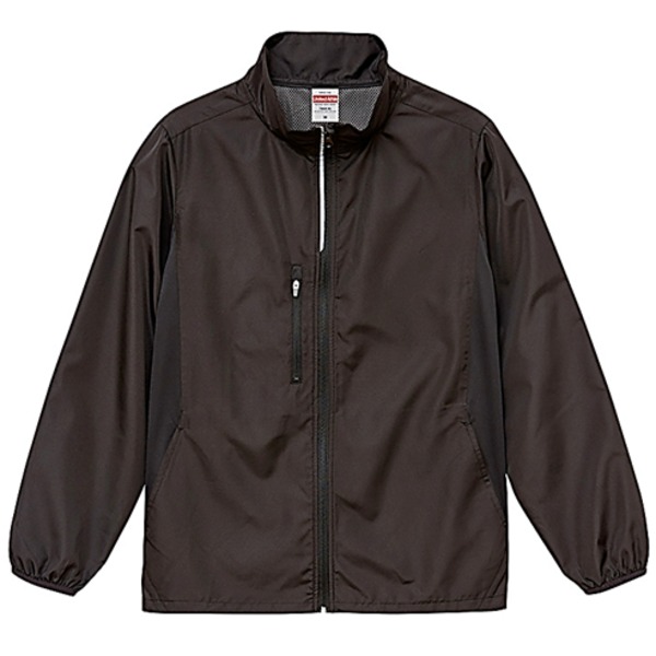 シャカシャカと音がしない撥水＆防風加工・リフレクター・裏地付スタンドジップジャケット ブラック M〔代引不可〕の通販は 5,114円