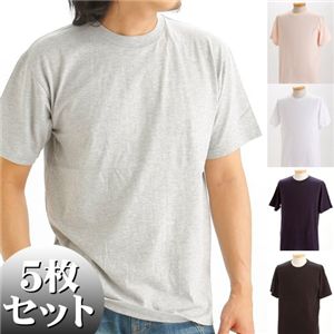 5枚セットTシャツ 5色セット XXLサイズ〔代引不可〕の通販は 7,820円
