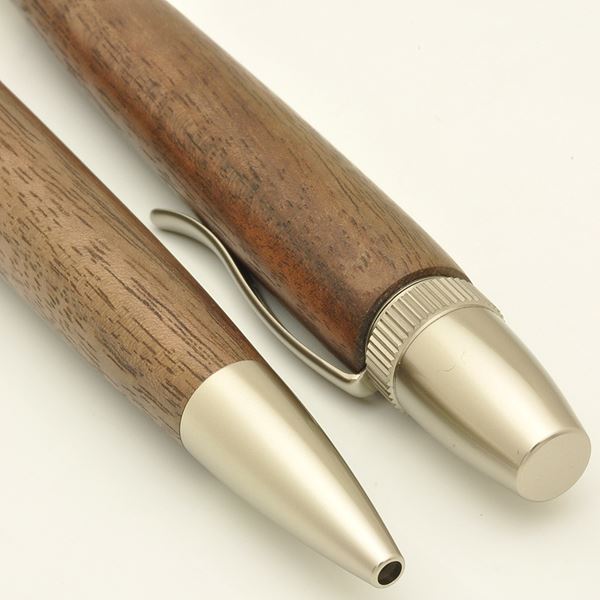 銘木 ハンドメイド ボールペン/文房具 〔胡桃 ウォールナット〕 日本製 0.7mm 文具 オフィス用品 ステーショナリー〔代引不可〕の通販は